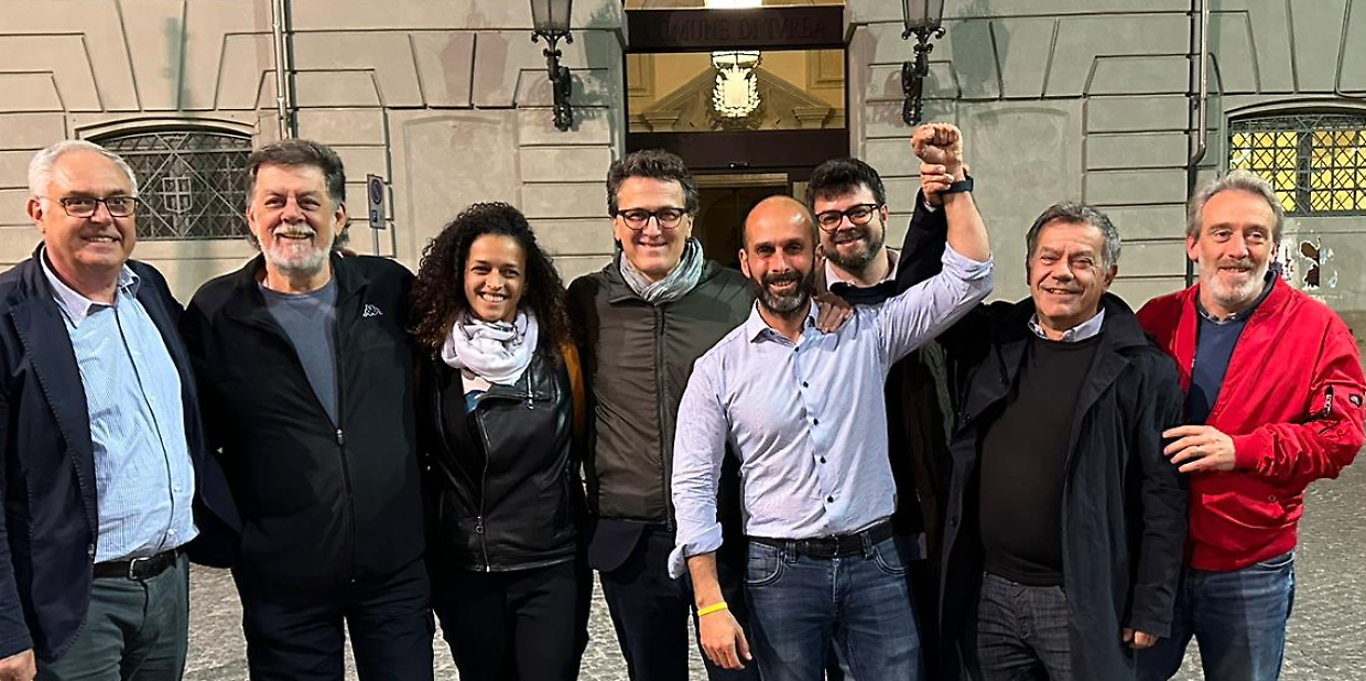 Elezioni comunali 2023, ribaltone a Ivrea: Chiantore e il centrosinistra vincono al primo turno