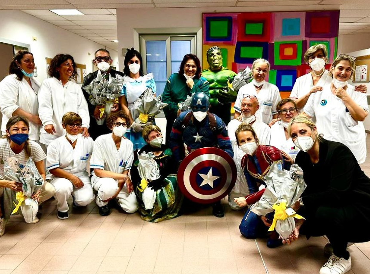 I supereroi Nida alle Molinette