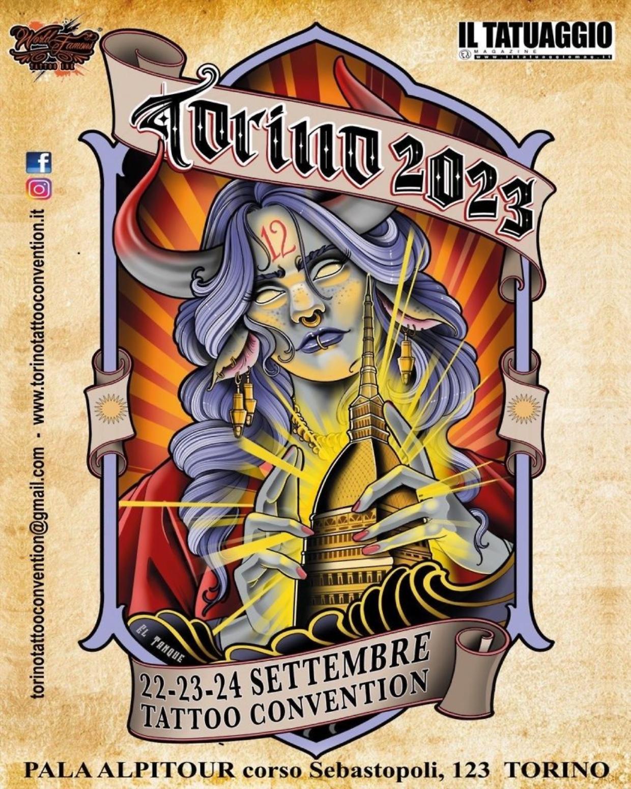 Torino Tattoo Convention 2023: L'incontro internazionale nel cuore della città piemontese