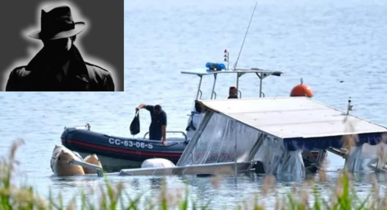 La barca naufragata sul Lago Maggiore con a bordo gli 007