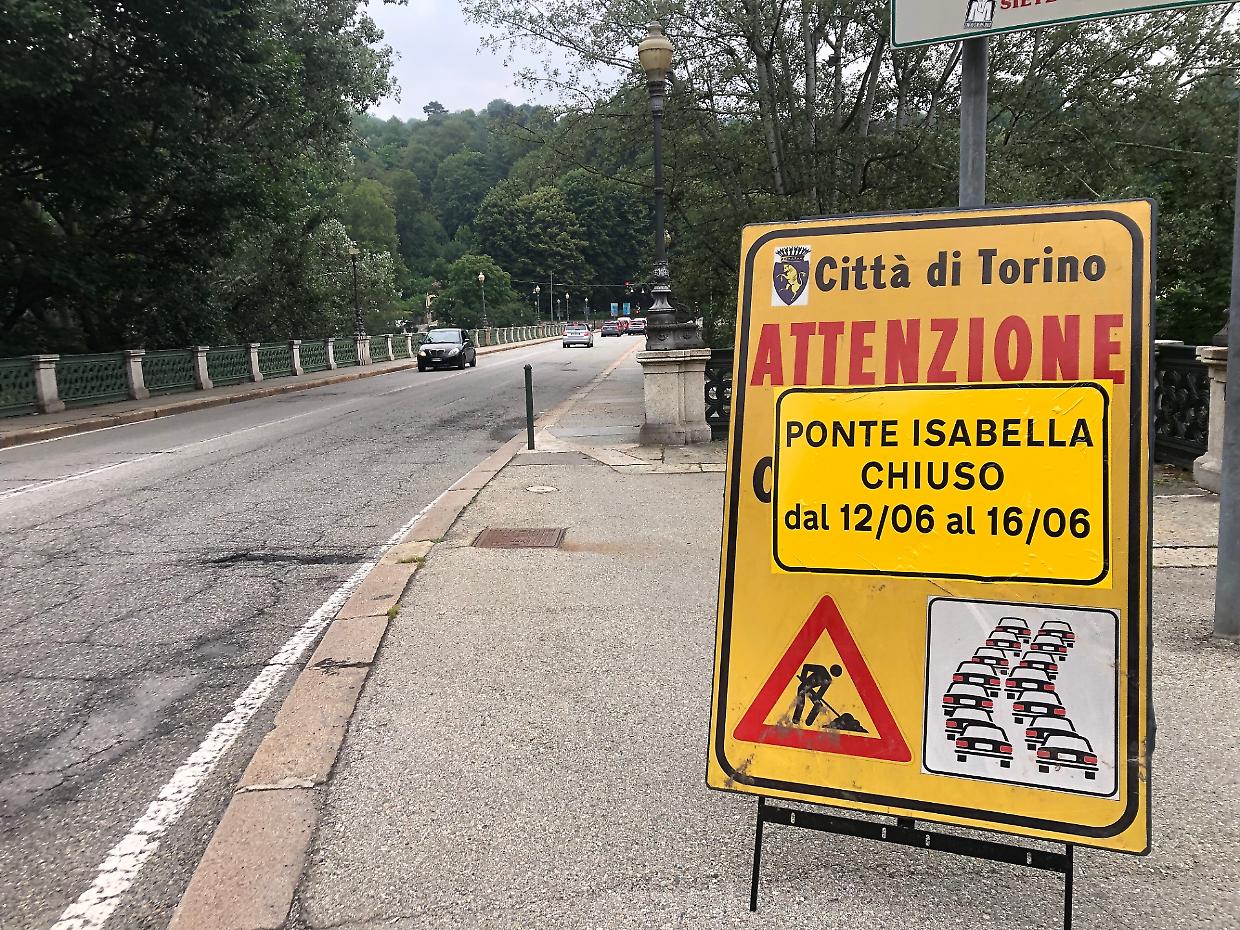 Chiude il ponte Isabella