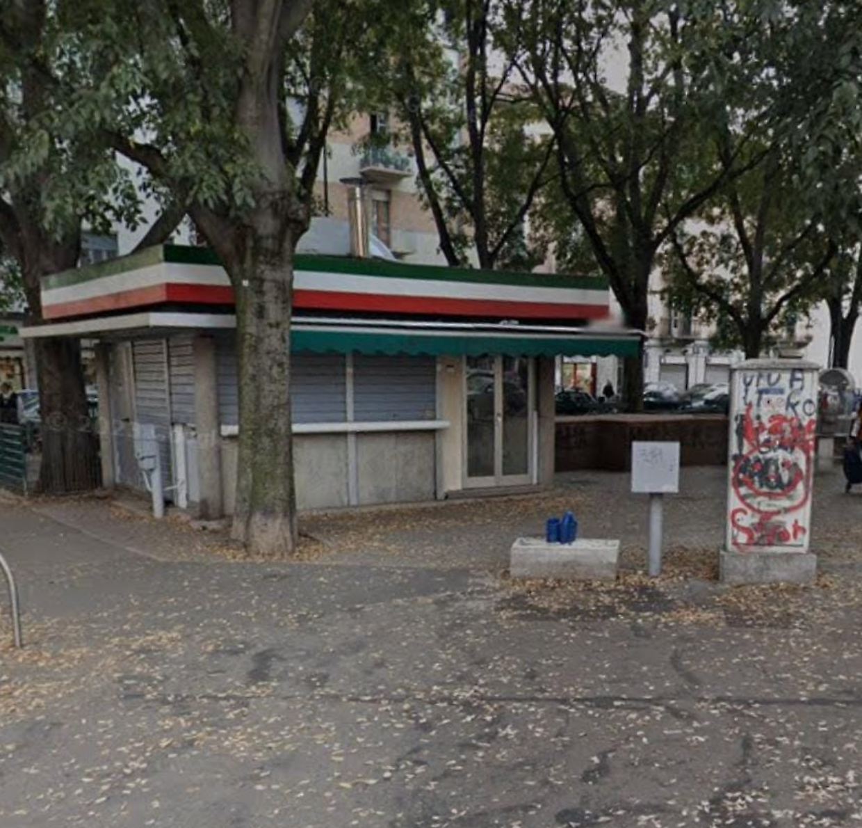 L'ex chiosco di via Montanaro
