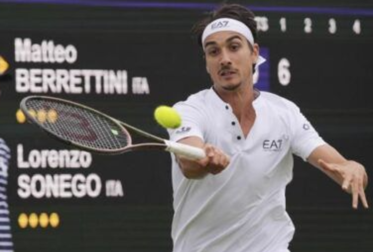 Sonego perde il derby azzurro: "Giocare tre giorni ha aiutato Berrettini..."