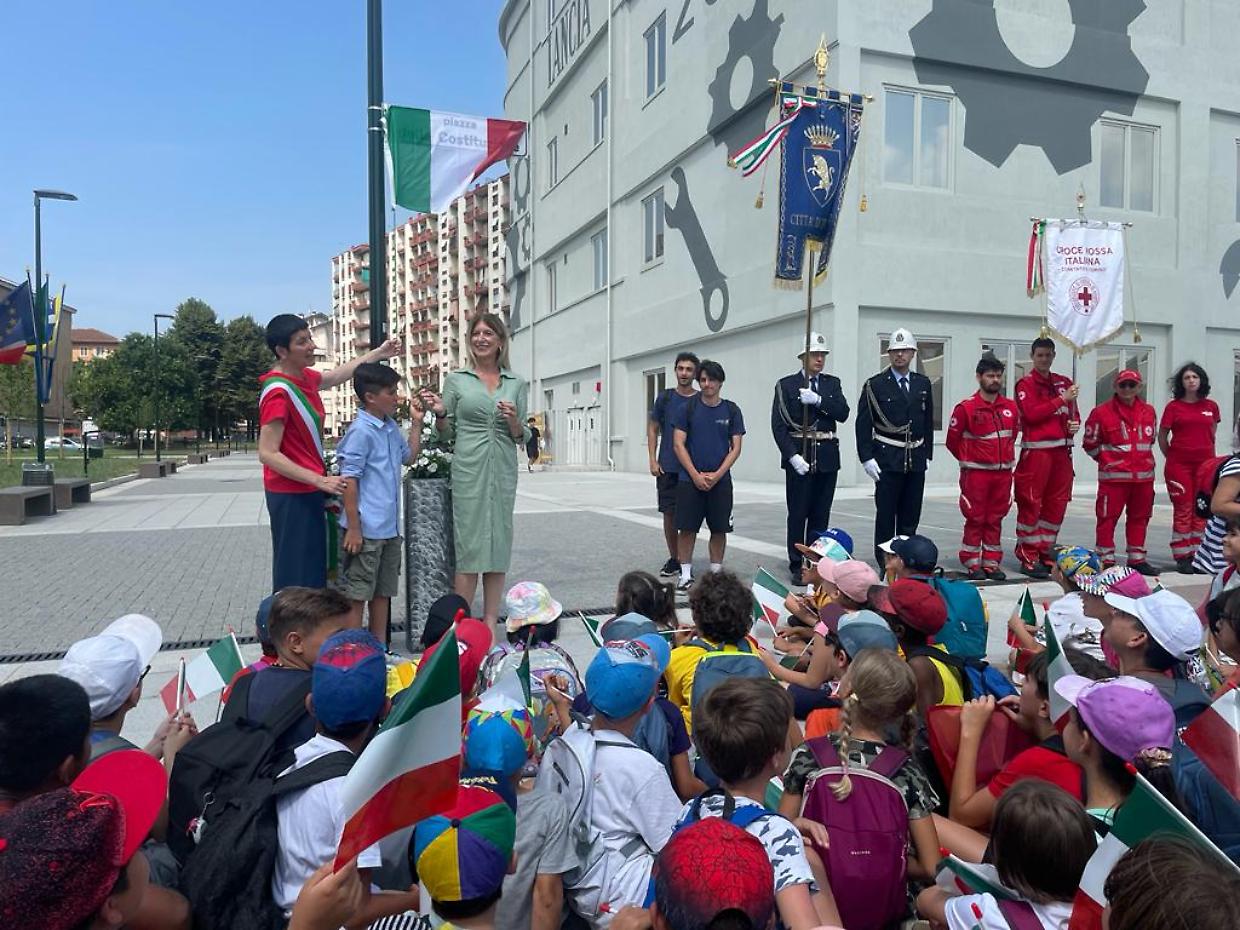 inaugurazione piazza della costituzione
