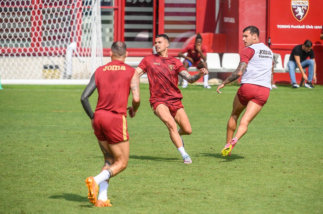 Un allenamento del Torino al Filadelfia