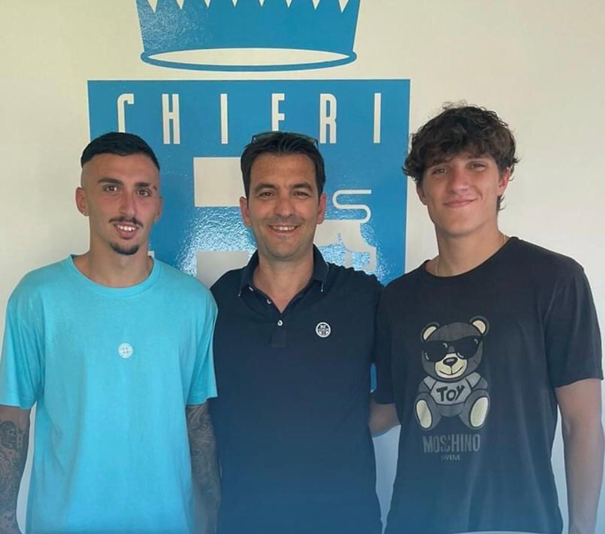 I nuovi acquisti del Chieri, Vono e Gasparoni