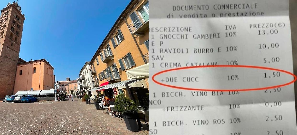 Rstorante ad Alba: +1,50 euro per un cucchiaino 