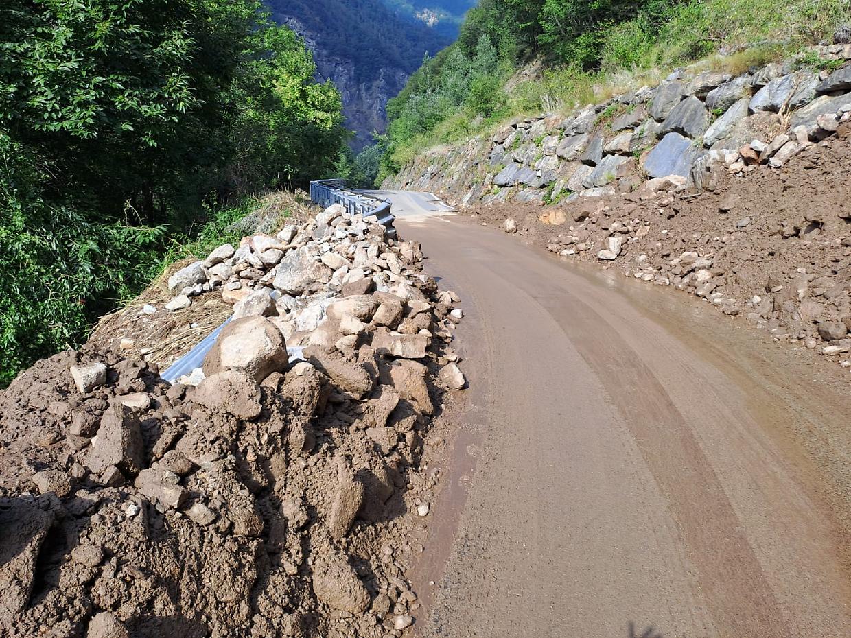 Maltempo, resta chiusa la provinciale in Valsusa: «Possibili altre frane»