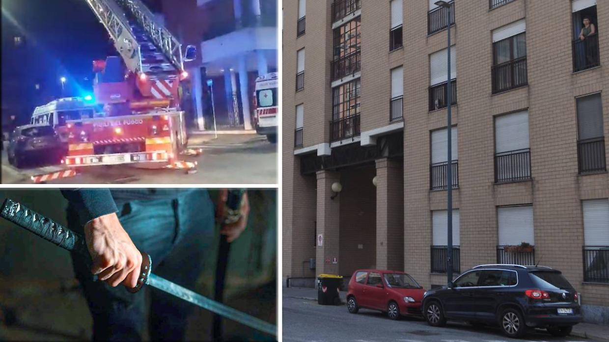 In via Bioglio è successo di tutto: spadate, spray urticante e bottigliate