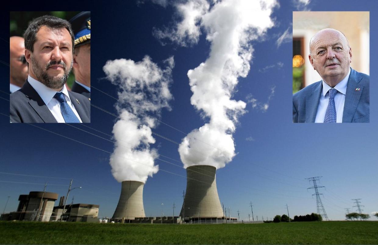 «Riportiamo il nucleare in Italia». Il sogno di Salvini e Pichetto 