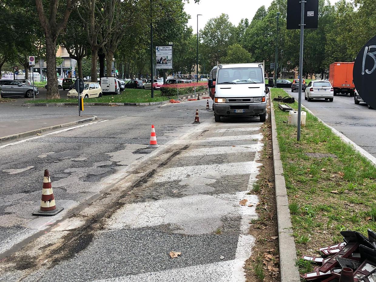 Nuovi cantieri in piazza Rivoli