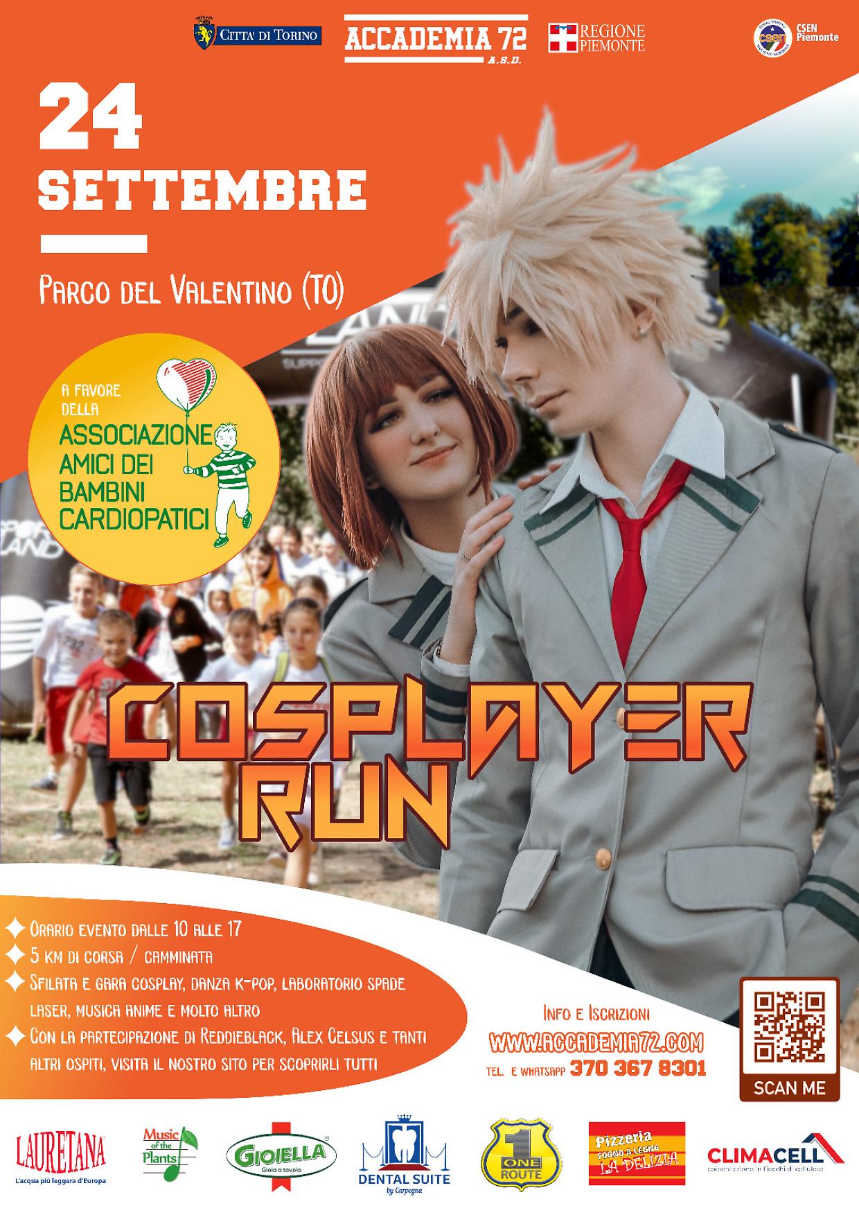 Sport, cosplay e solidarietà: la Cosplayer Run di Torino è l'evento dell'anno per una causa speciale