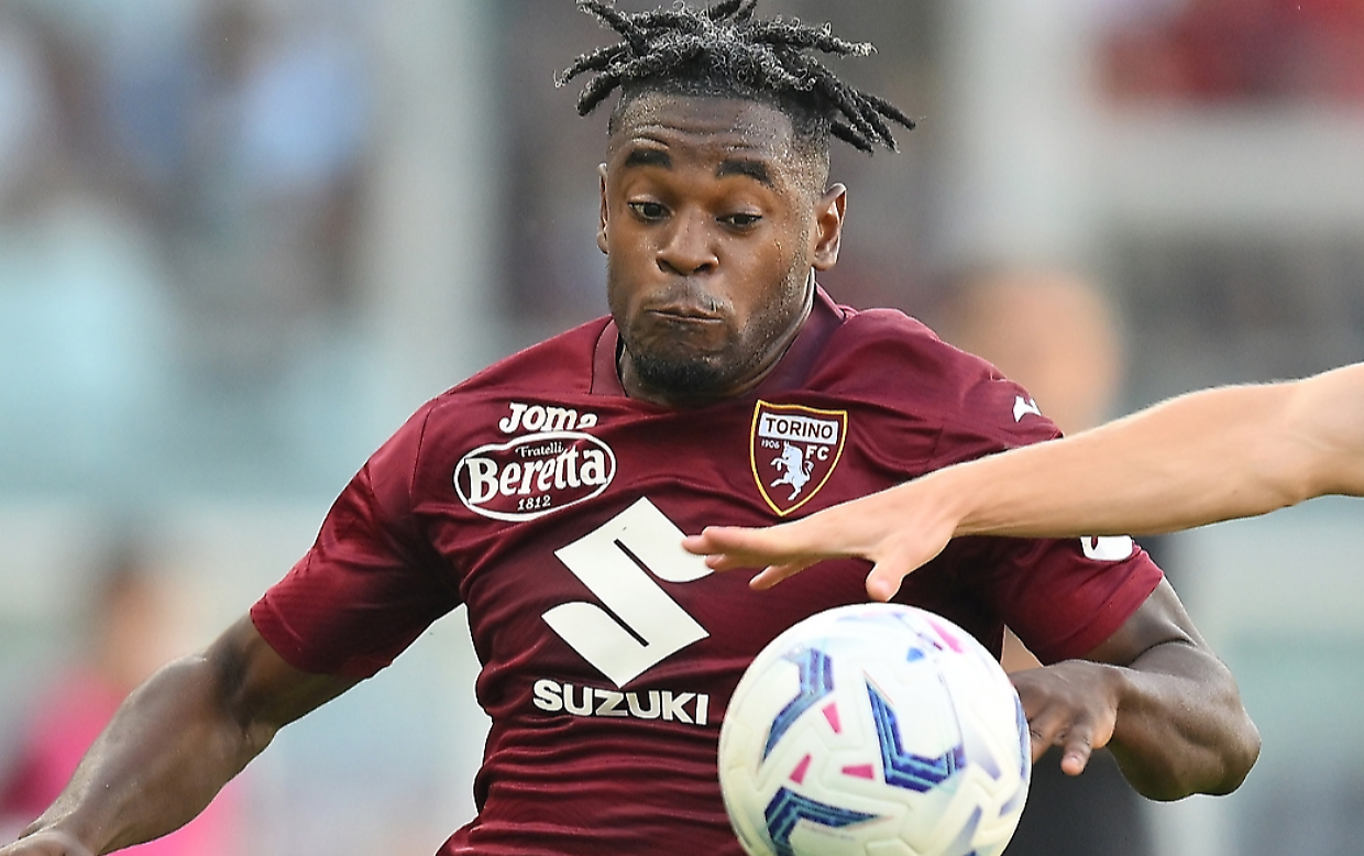 L'attaccante del Torino, Duvan Zapata