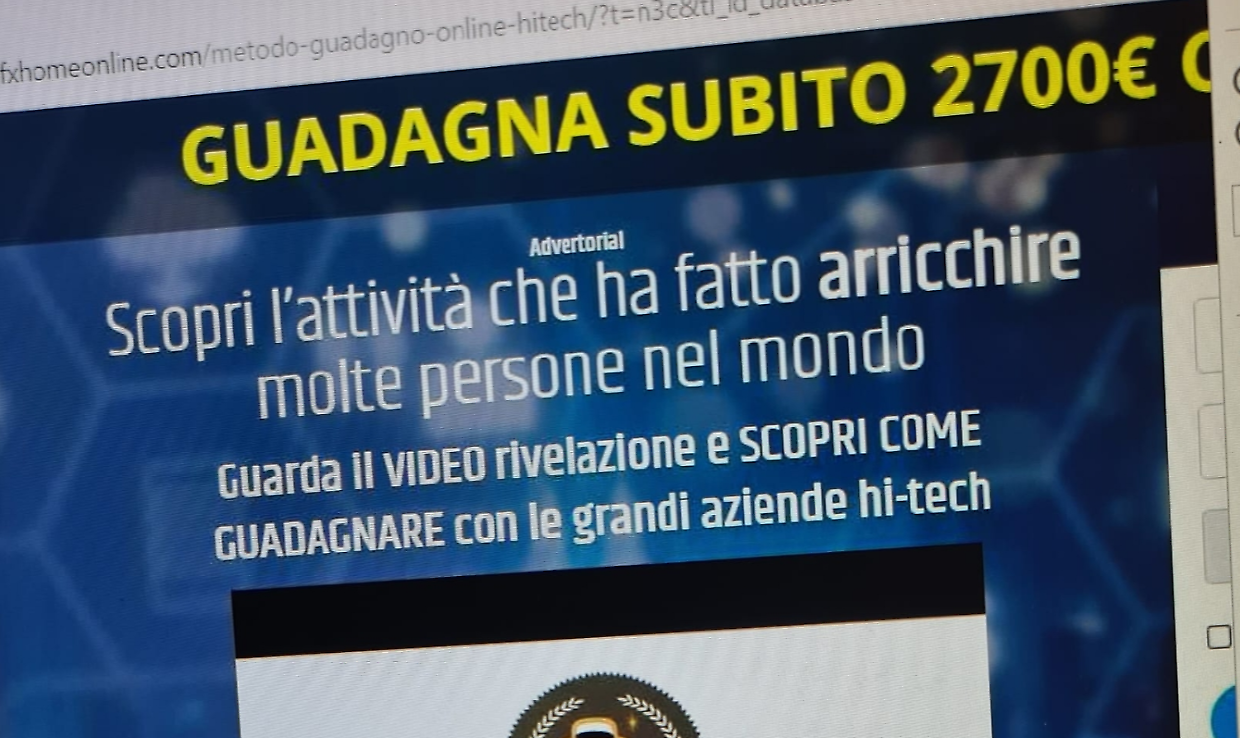 Boom di truffe via web e messaggi «Ho perso i risparmi con un click»