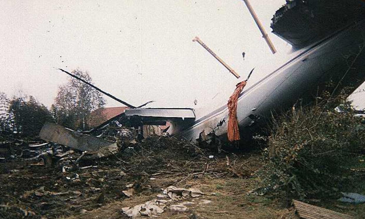 Lo schanto dell'Antonov 27 anni fa, a San Francesco al Campo