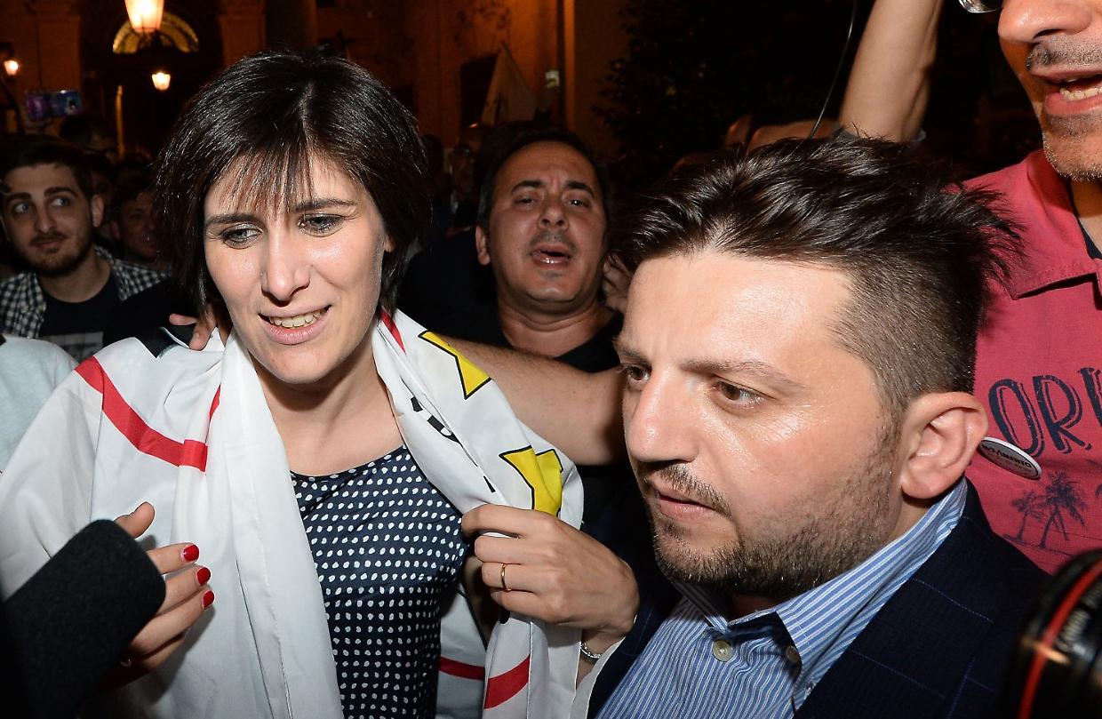 Chiara Appendino e Luca Pasquaretta