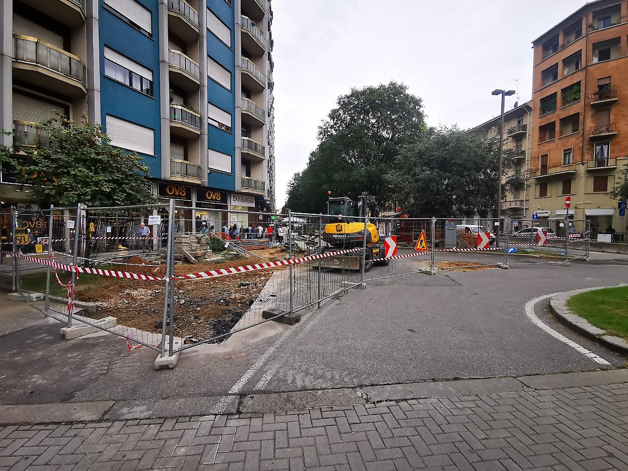 Restyling di piazza Carducci