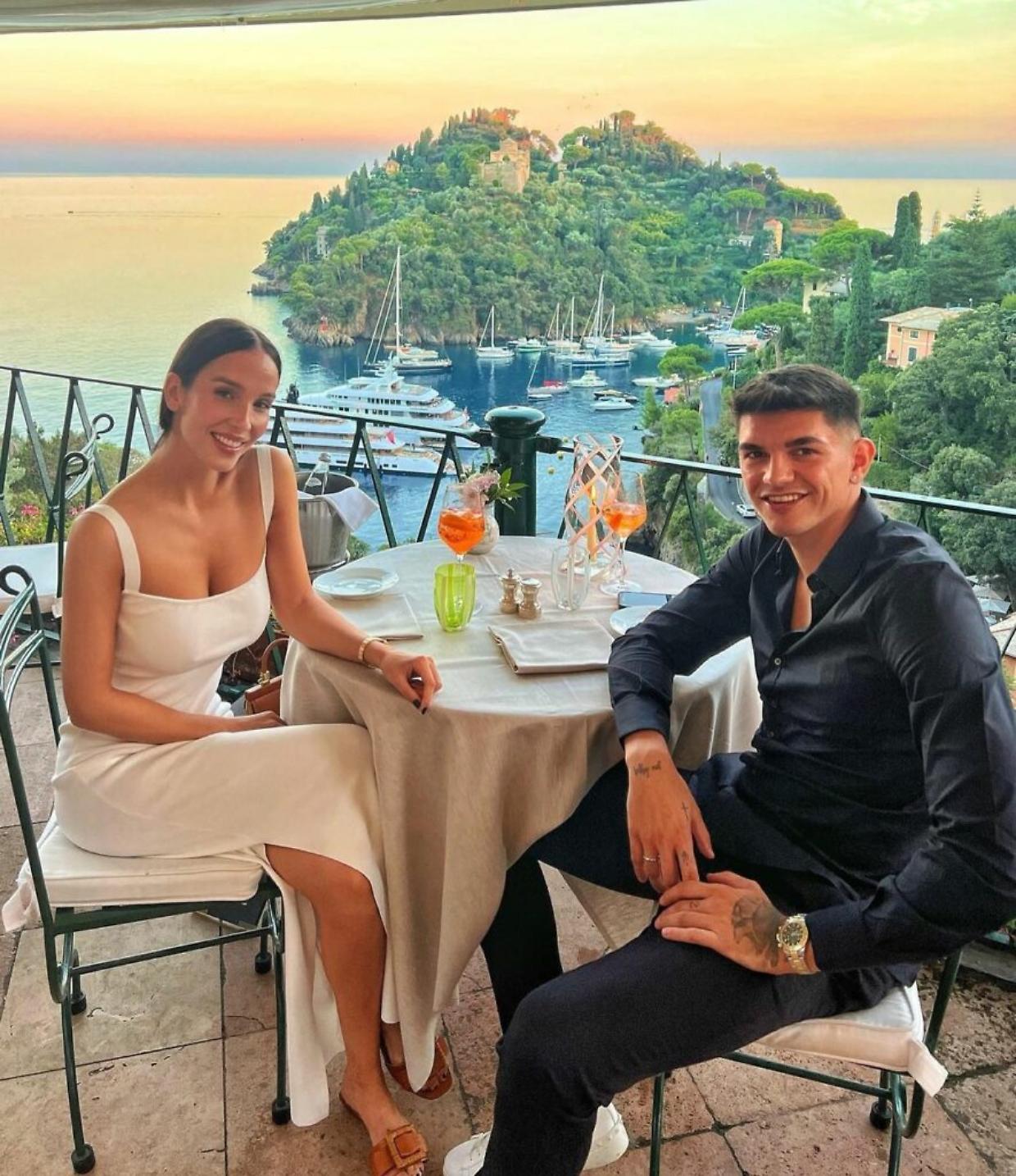 Raoul e Paola, scatto a Portofino
