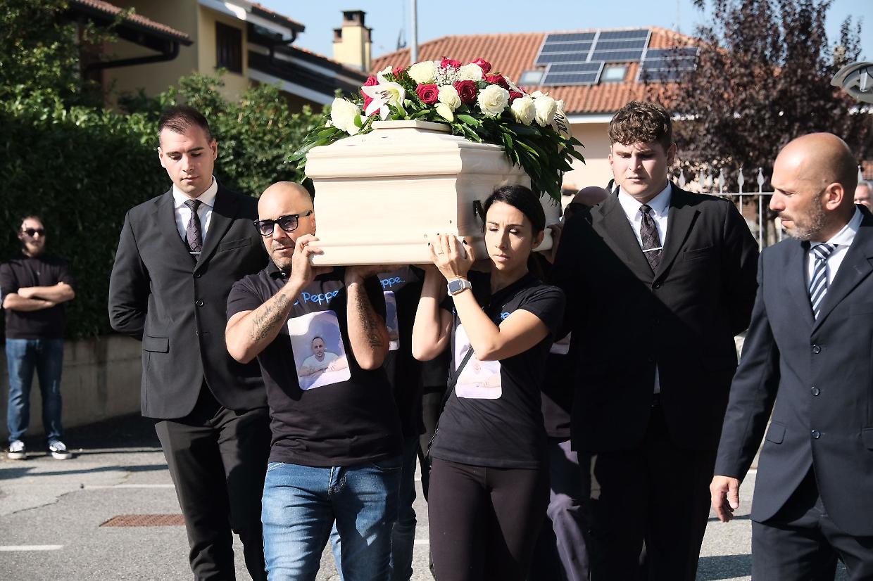 I funerali di Giuseppe Sorvillo a Brandizzo