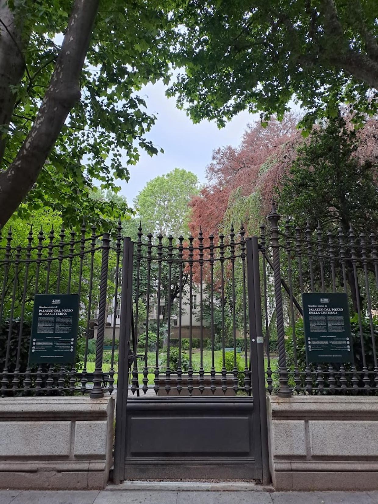 Cantieri a Palazzo Cisterna, il giardino chiude al pubblico