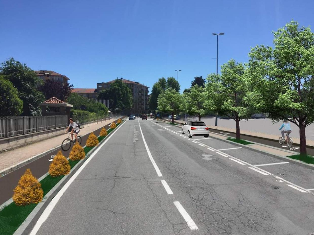 ciclabile nichelino