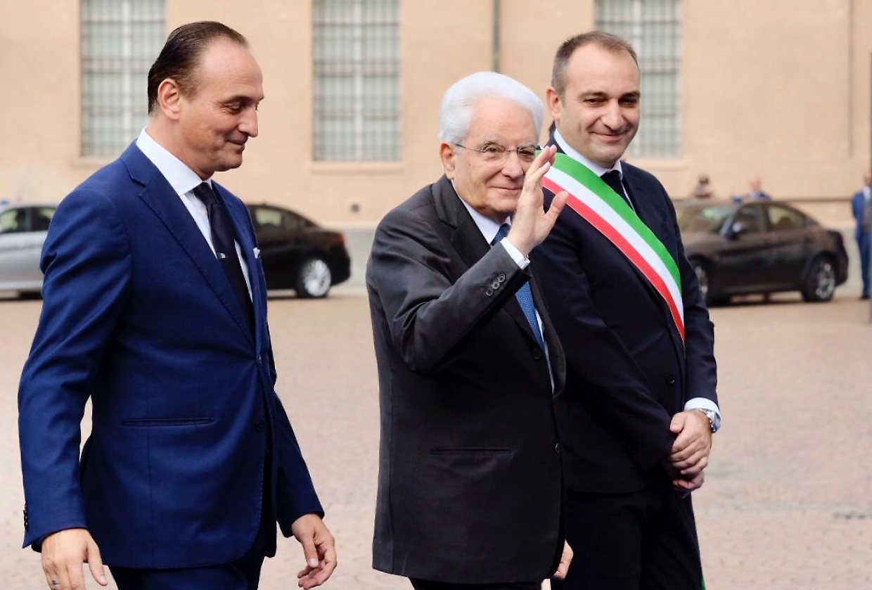 Sergio Mattarella Lo Russo e Cirio 