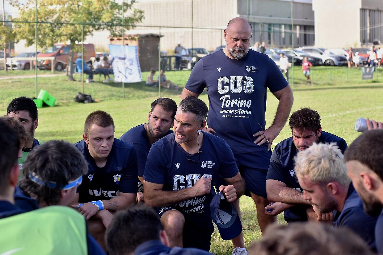 Coach D'Angelo parla alla squadra