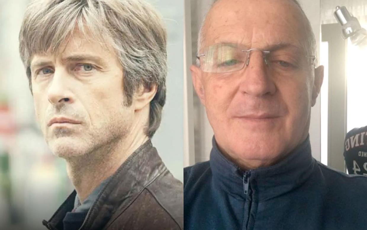 Leonardo Notarbartolo e Kim Rossi Stuart che lo impersona