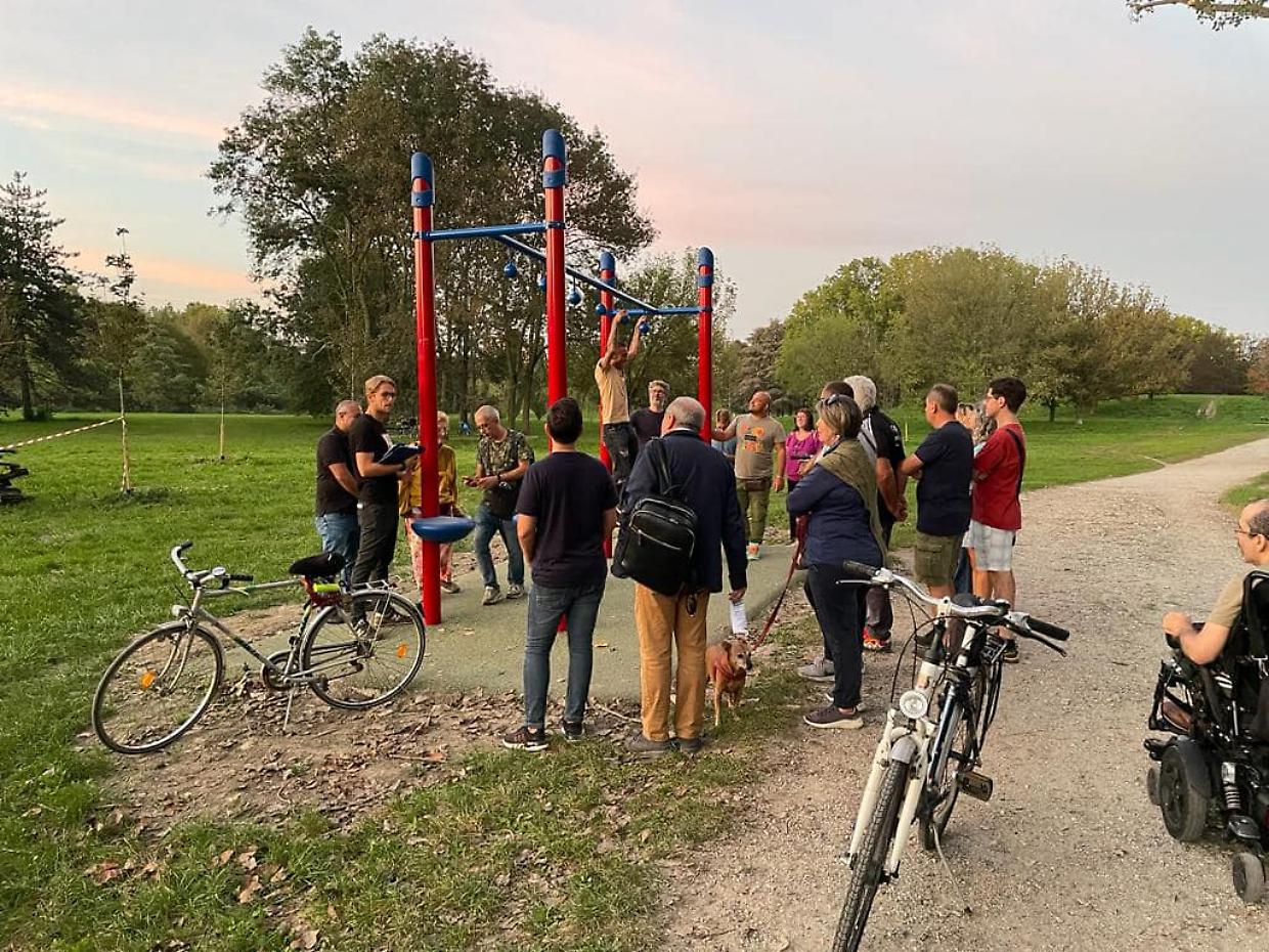 Una nuova palestra a cielo aperto per il parco della Pellerina