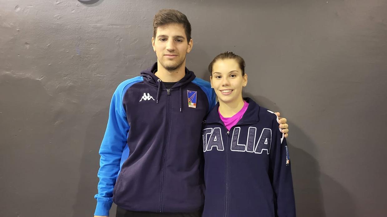 Simone Mencarelli e Vittoria Siletti