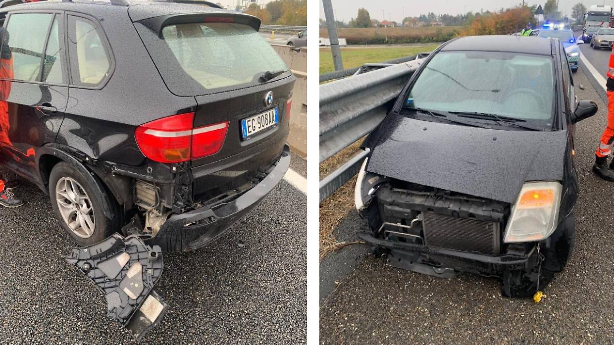 L'incidente in tangenziale