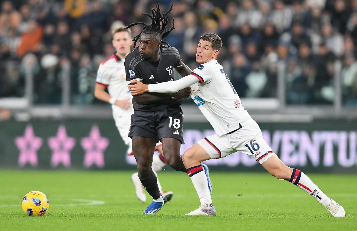 L'attaccante della Juventus, Moise Kean