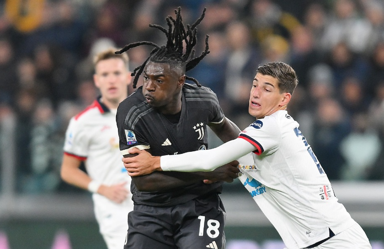 L'attaccante della Juventus, Moise Kean