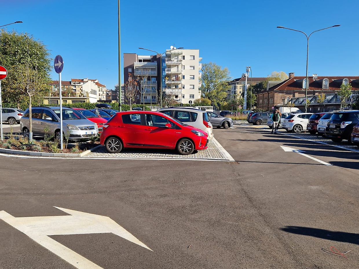 Il parcheggio del piazzale San Pietro in Vincoli