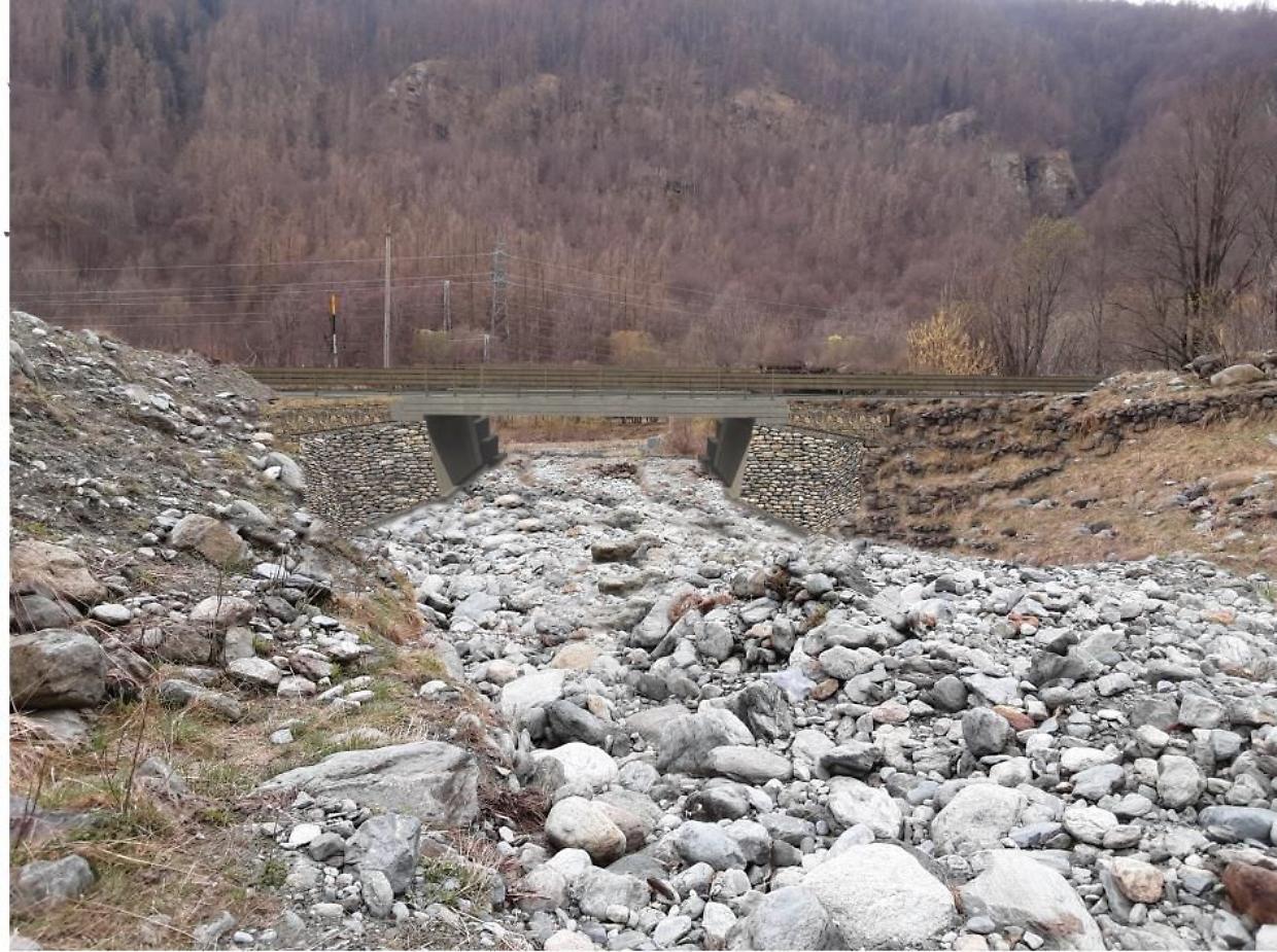 Il ponte sul Rio Venaus