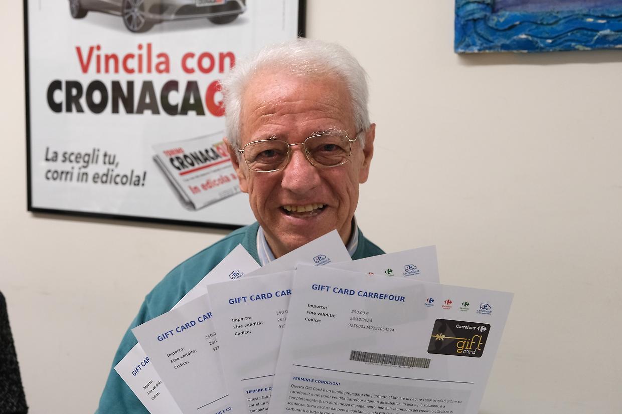 La dea bendata bacia Mauro: «E’ il 1° premio della mia vita»