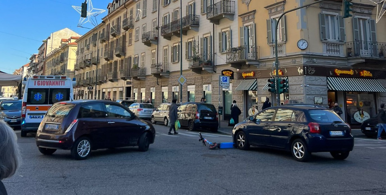 L'incidente in via Duchessa Jolanda