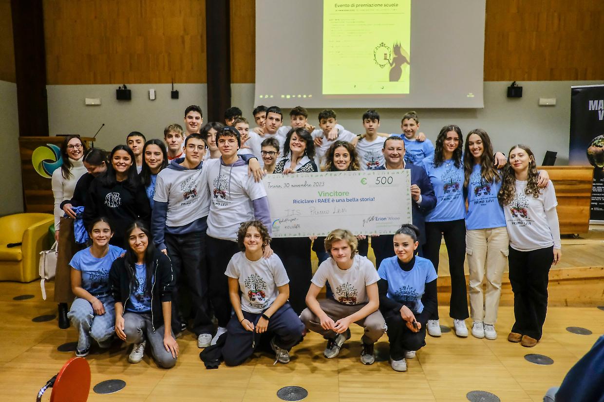 La premiazione degli studenti