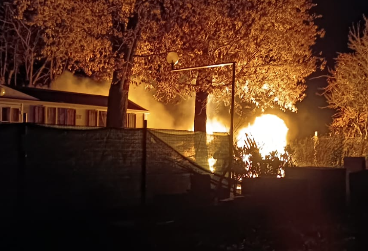 incendio campeggio