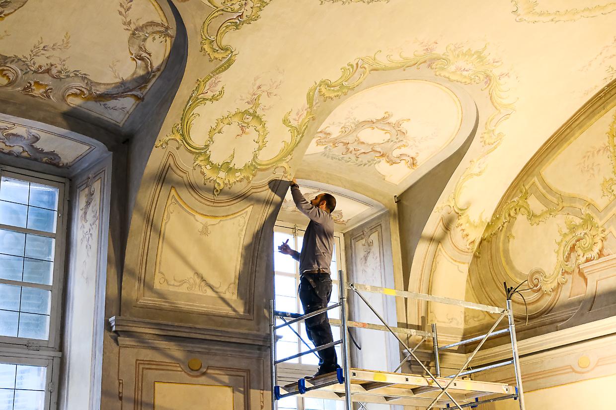 Restauri alla Palazzina di Caccia di Stupinigi