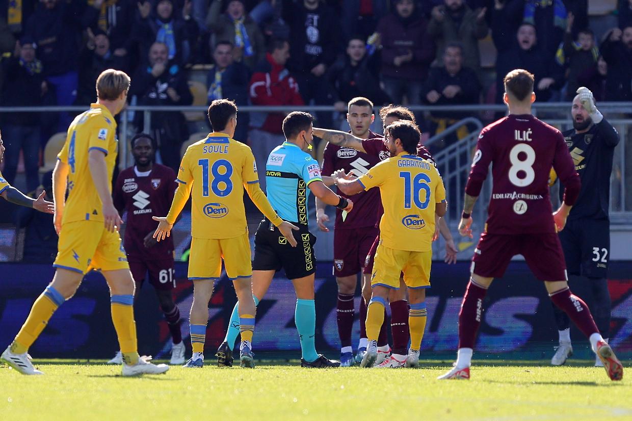 Partita accesa tra Frosinone e Torino