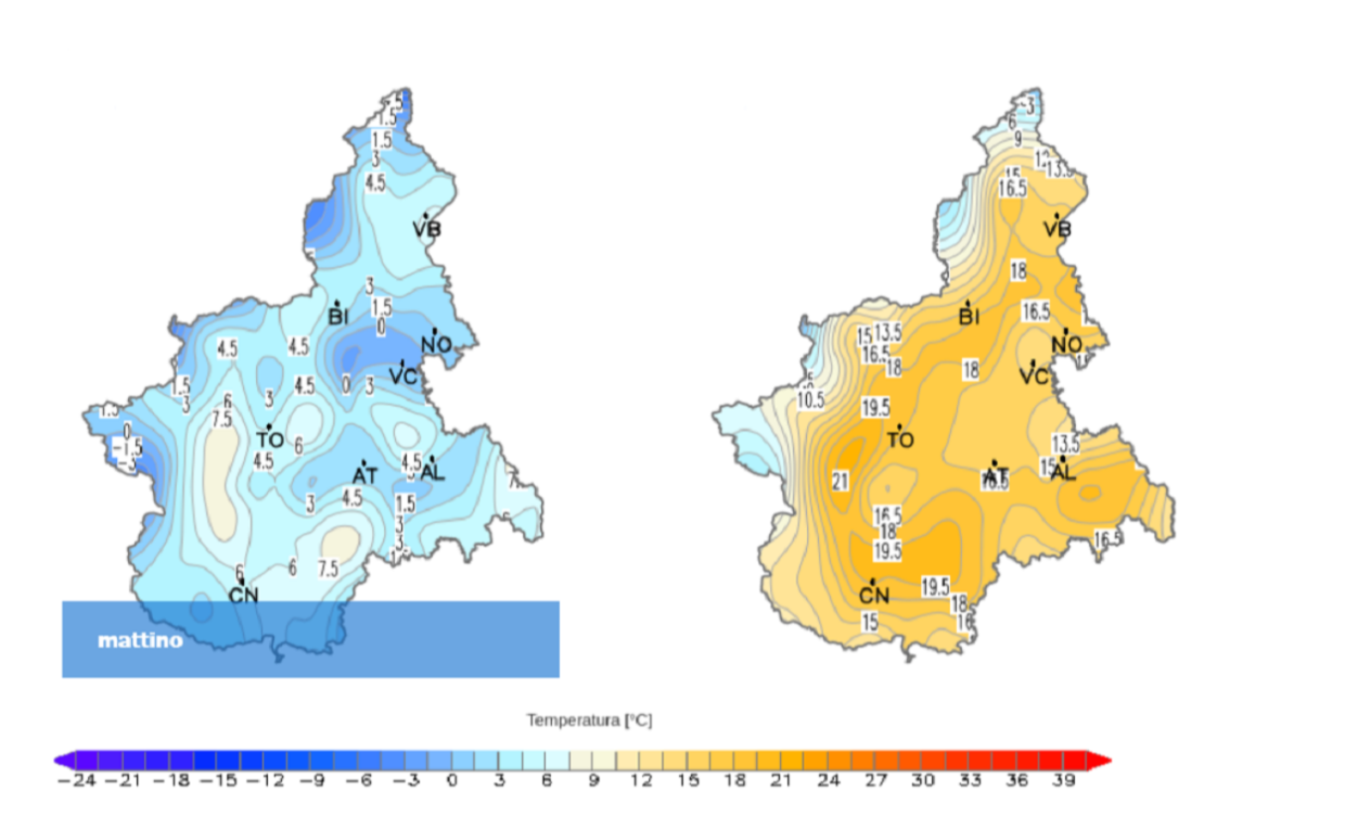 meteo piemonte