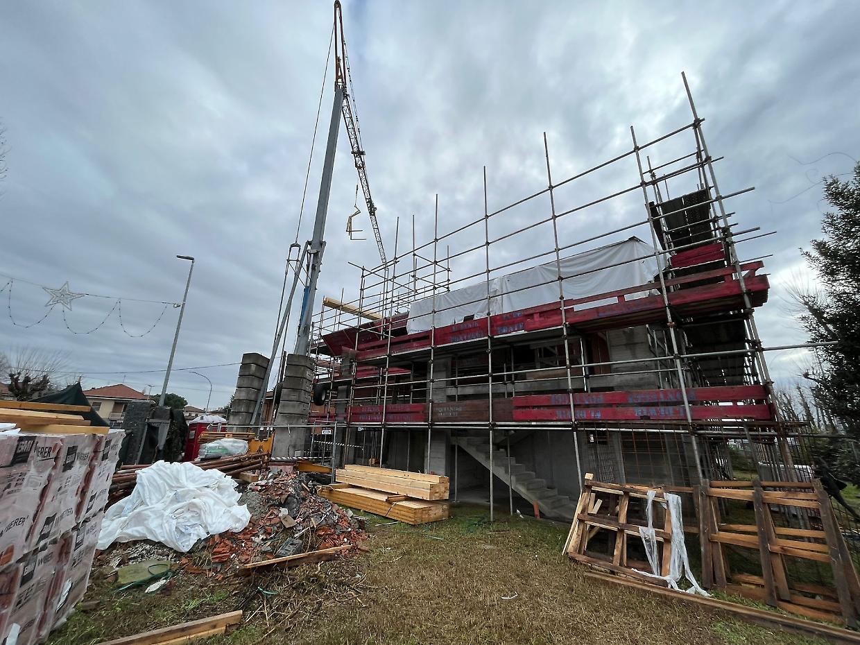 La casa cantiere di Cambiano