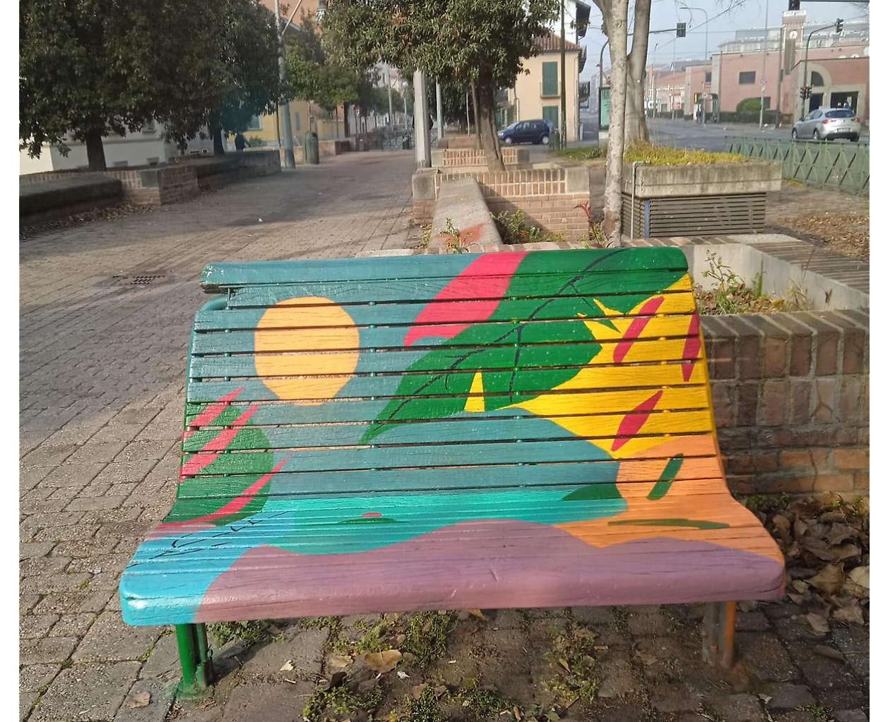 Lungo la Spina Reale spuntano le panchine artistiche