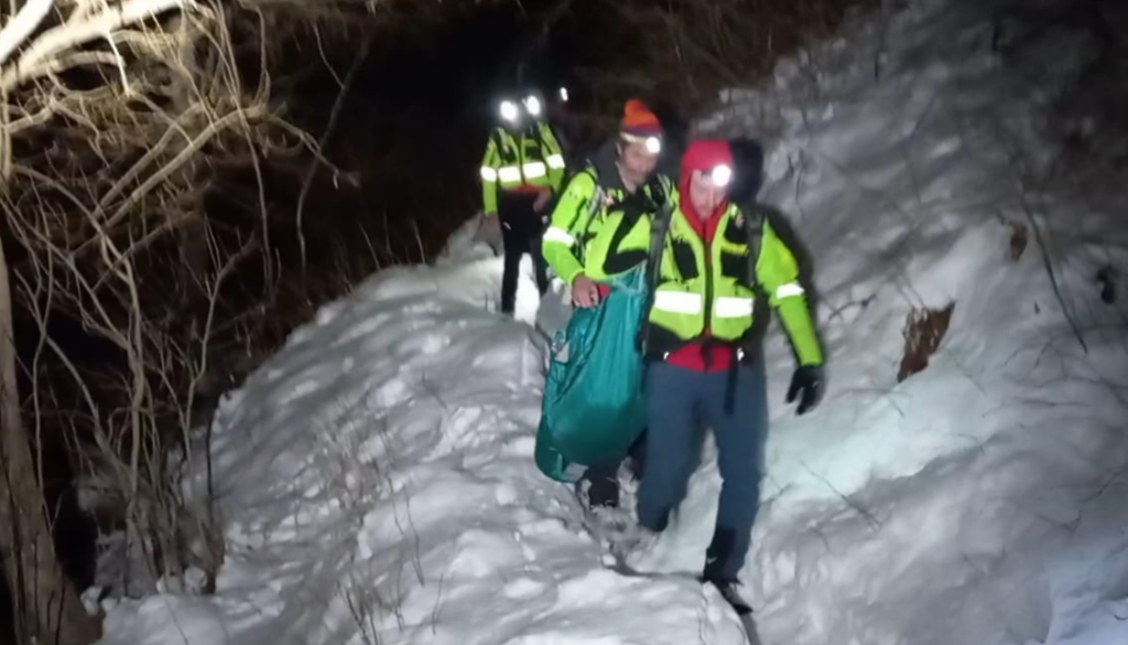 L'intervento del soccorso alpino