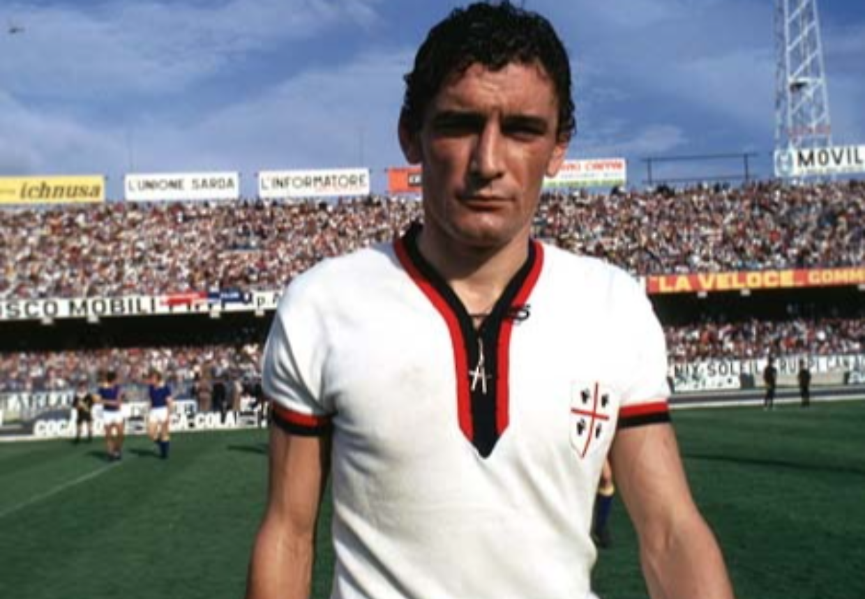 Gigi Riva ai tempi del Cagliari