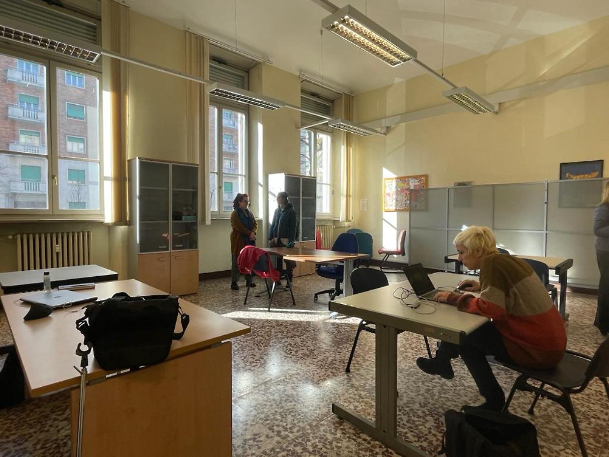 Pink coworking