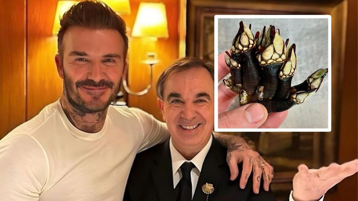 David Beckham in Spagna per i Percebes