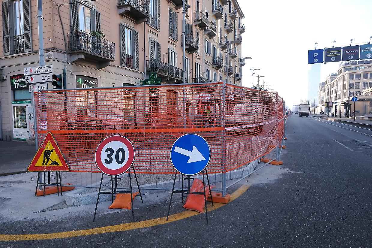 L'ultimo cantiere della ciclabile di via Nizza