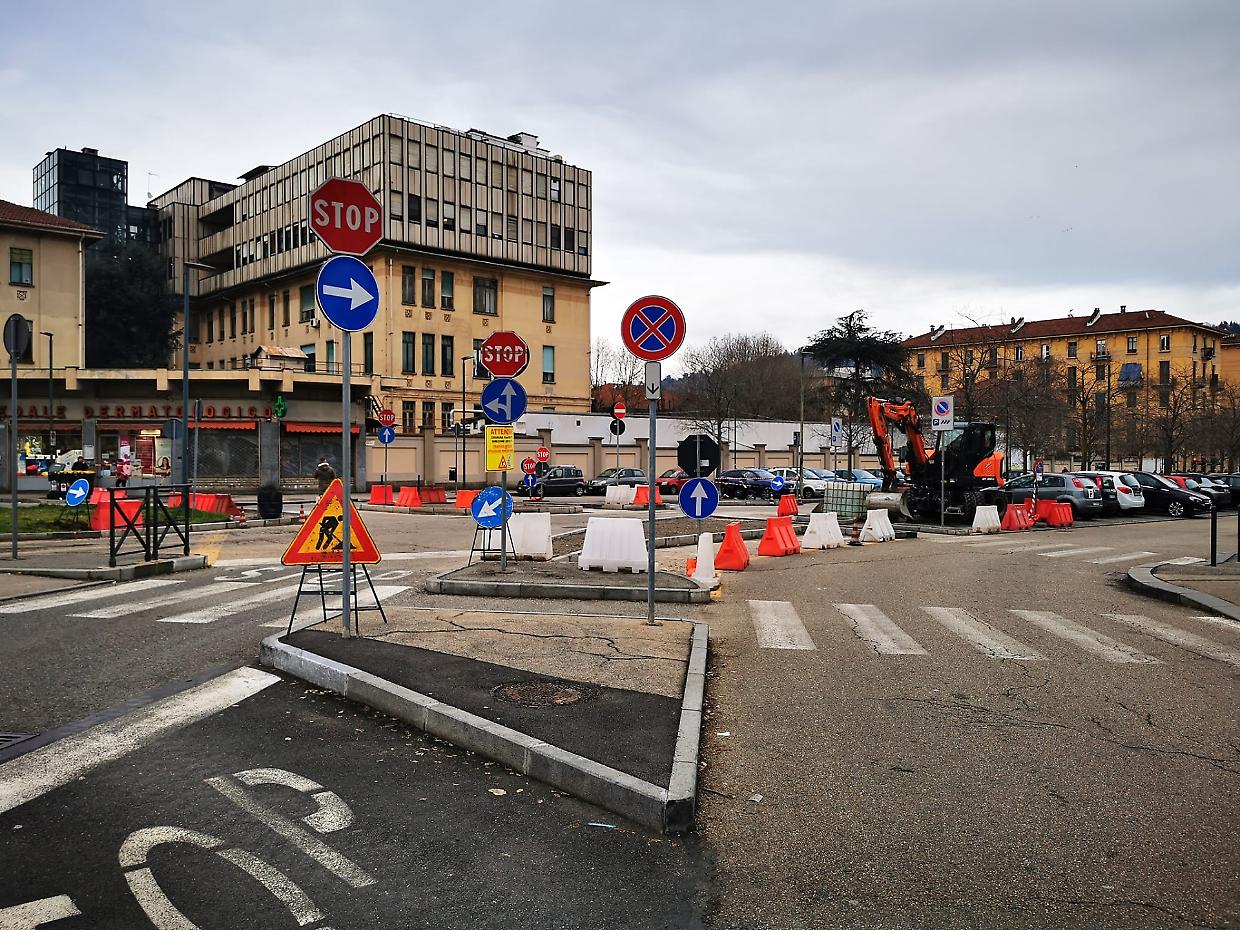 Nuova viabilità corso Spezia, piazza Bozzolo